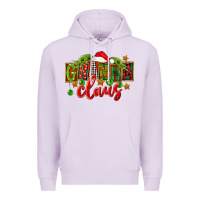 Lilac Christmas granna claus Premium Hoodie - FaDigitalArtStudio