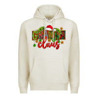 Oatmeal Heather Christmas granna claus Premium Hoodie - FaDigitalArtStudio