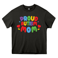 Asphalt LIL Autism Mom Heavy Core Tee - CowhideDigitalArt