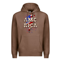 Chestnut America 4th of July Premium Hoodie - CowGirlArtShop