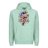 Seafoam America 4th of July Premium Hoodie - CowGirlArtShop