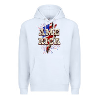 White America 4th of July Premium Hoodie - CowGirlArtShop