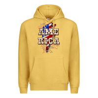 Antique Gold America 4th of July Premium Hoodie - CowGirlArtShop