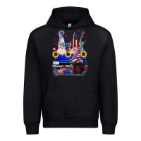 Black 4th of July gnomes truck Urban Hoodie - CowGirlArtShop