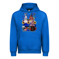 Cobalt 4th of July gnomes truck Urban Hoodie - CowGirlArtShop