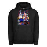 Pigment Black 4th of July gnomes truck Urban Hoodie - CowGirlArtShop