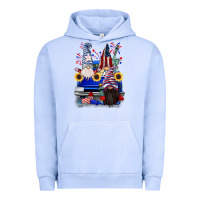 Pigment Grape Ice 4th of July gnomes truck Urban Hoodie - CowGirlArtShop