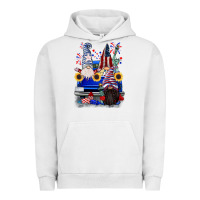 Pigment Lunar Rock 4th of July gnomes truck Urban Hoodie - CowGirlArtShop