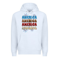 White Western America Premium Hoodie - Neo Western