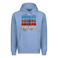 Colony Blue Western America Premium Hoodie - Neo Western