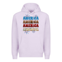 Lilac Western America Premium Hoodie - Neo Western