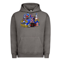 Pigment Tornado 4th of July gnomes with truck Urban Hoodie - CowGirlArtShop