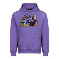 Tulip 4th of July gnomes with truck Urban Hoodie - CowGirlArtShop