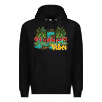 Black summer vibes Premium Hoodie - SublimationCraftShop