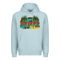 Blue Mist summer vibes Premium Hoodie - SublimationCraftShop