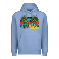 Colony Blue summer vibes Premium Hoodie - SublimationCraftShop