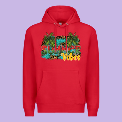 Summer Vibes Premium Hoodie Designed By Sublimationcraftshop