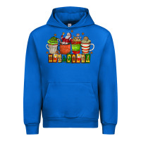 Cobalt hot cocoa Urban Hoodie - CowhideDigitalArt