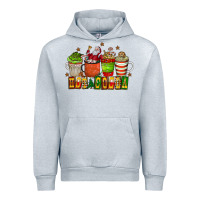 Heather Grey hot cocoa Urban Hoodie - CowhideDigitalArt