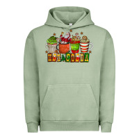 Pigment Oil Green hot cocoa Urban Hoodie - CowhideDigitalArt