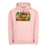 Pigment Salmon hot cocoa Urban Hoodie - CowhideDigitalArt