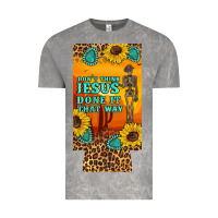 Cloud Rock don't jesus done it that way western skeleton  12 oz can cooler  (slim Vintage Tee - Artiststas