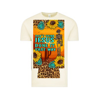 Vintage Arctic don't jesus done it that way western skeleton  12 oz can cooler  (slim Vintage Tee - Artiststas