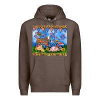 Coffee America farm animals truck 20oz skinny tumbler Premium Hoodie - Neo Western