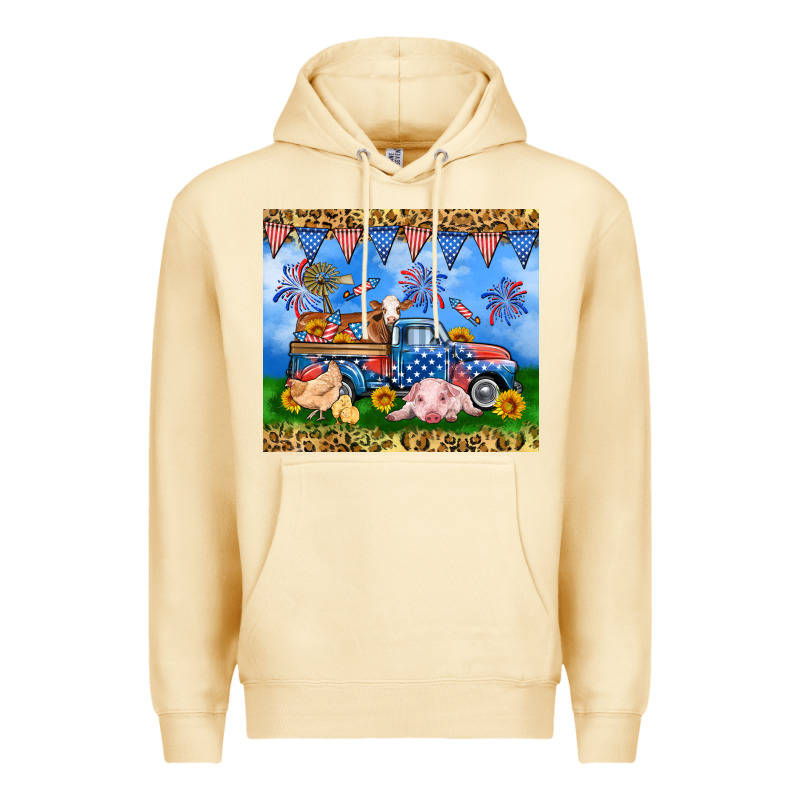 America Farm Animals Truck 20oz Skinny Tumbler Premium Hoodie by Neo Western | Teevron