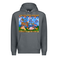 Rock America farm animals truck 20oz skinny tumbler Premium Hoodie - Neo Western