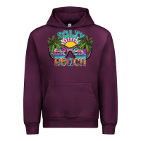 Mauve Wine salty beach Urban Hoodie - SublimationCraftShop