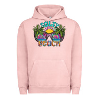 Pigment Salmon salty beach Urban Hoodie - SublimationCraftShop