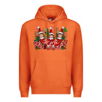 Carrot Christmas girl elfs Premium Hoodie - FaDigitalArtStudio
