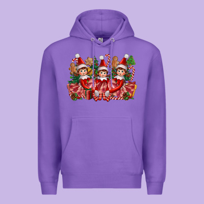 Christmas Girl Elfs Premium Hoodie Designed By Fadigitalartstudio
