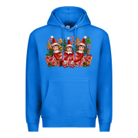 True Royal Christmas girl elfs Premium Hoodie - FaDigitalArtStudio