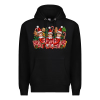 Black Christmas girl elfs Premium Hoodie - FaDigitalArtStudio