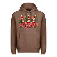 Chestnut Christmas girl elfs Premium Hoodie - FaDigitalArtStudio