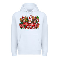 White Christmas girl elfs Premium Hoodie - FaDigitalArtStudio