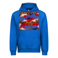 Cobalt 4th of July USA flag leopard 20oz tumbler Urban Hoodie - Neo Western