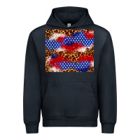 Navy 4th of July USA flag leopard 20oz tumbler Urban Hoodie - Neo Western