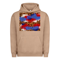 Pigment Burro 4th of July USA flag leopard 20oz tumbler Urban Hoodie - Neo Western
