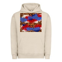 Pigment French Oak 4th of July USA flag leopard 20oz tumbler Urban Hoodie - Neo Western