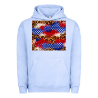 Pigment Grape Ice 4th of July USA flag leopard 20oz tumbler Urban Hoodie - Neo Western