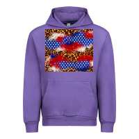 Tulip 4th of July USA flag leopard 20oz tumbler Urban Hoodie - Neo Western