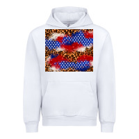 White 4th of July USA flag leopard 20oz tumbler Urban Hoodie - Neo Western