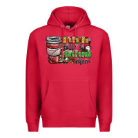 Cardinal I Run On Coffee And Christmas Cheer Premium Hoodie - CowhideDigitalArt