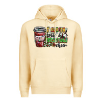 Pina Colada I Run On Coffee And Christmas Cheer Premium Hoodie - CowhideDigitalArt