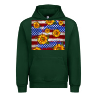Forest Green 4th of July USA flag sunflower 20oz tumbler Urban Hoodie - Neo Western