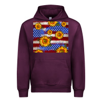 4th Of July Usa Flag Sunflower 20oz Tumbler Urban Hoodie | Teevron