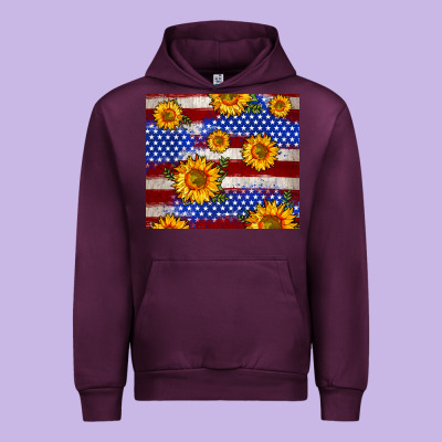 4th Of July Usa Flag Sunflower 20oz Tumbler Urban Hoodie Designed By Neo Western